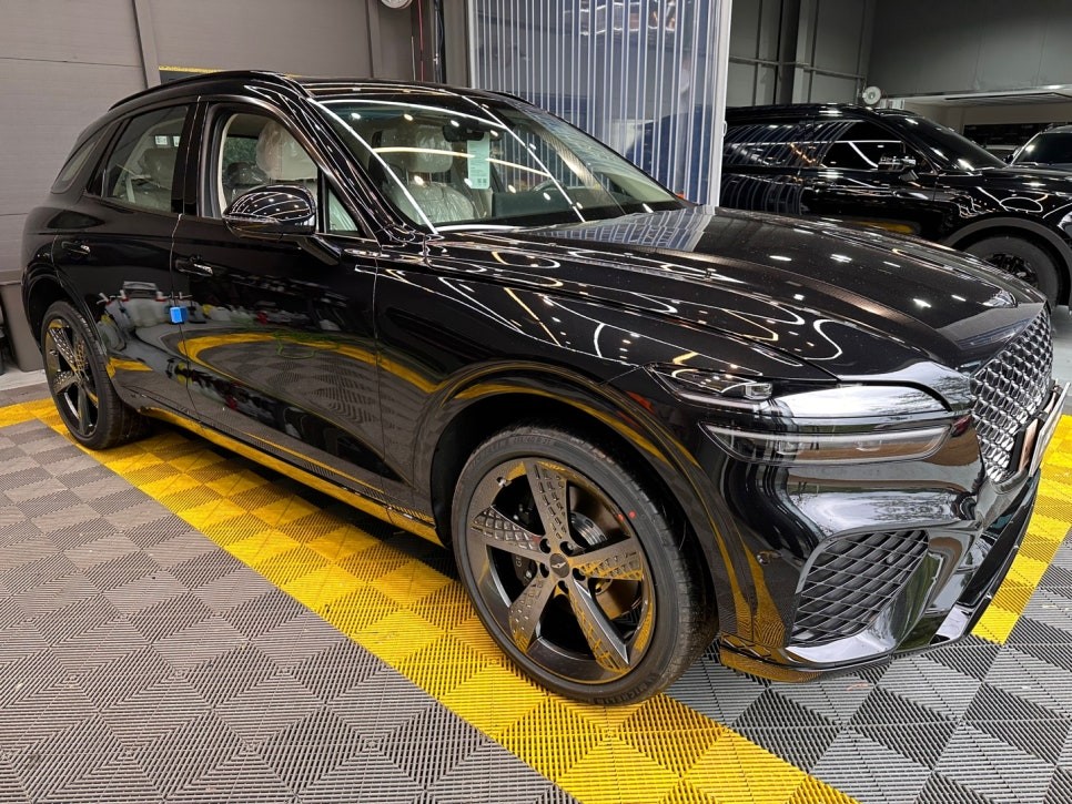 제너시스 GV70 요즘대세는 블랙에디션!!!화룡점정 버텍스900블랙으로 간지나게 / 시흥시 미산동