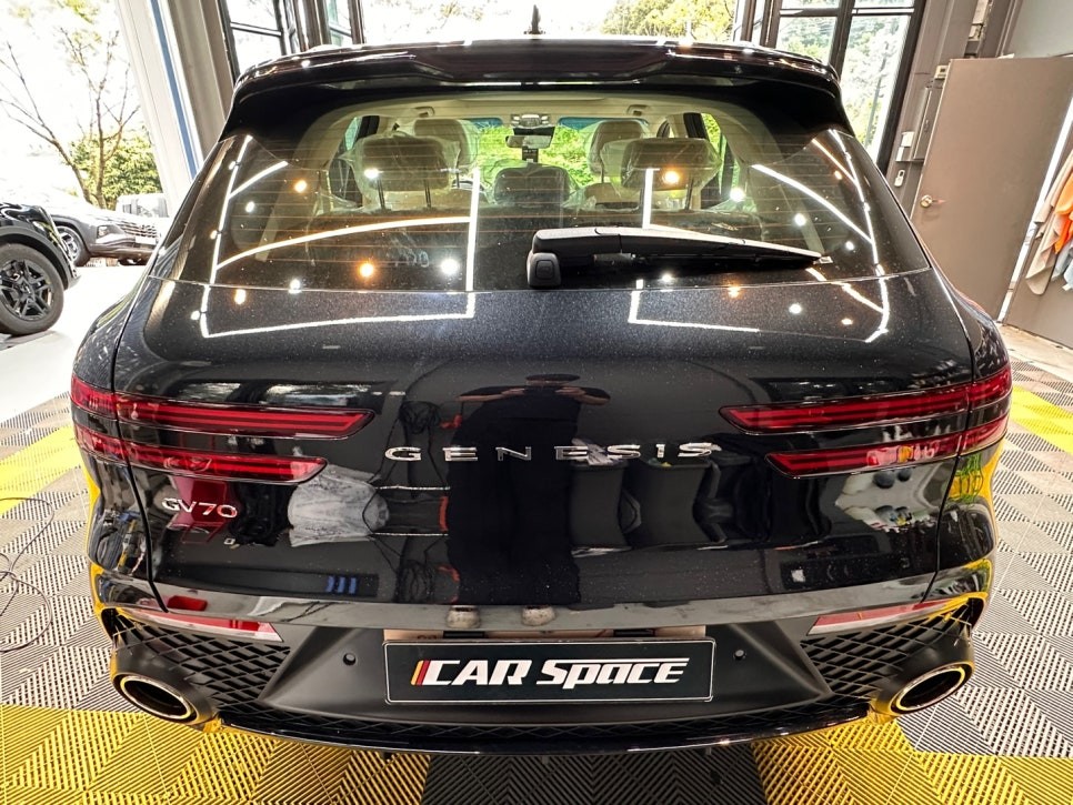 제너시스 GV70 요즘대세는 블랙에디션!!!화룡점정 버텍스900블랙으로 간지나게 / 시흥시 미산동