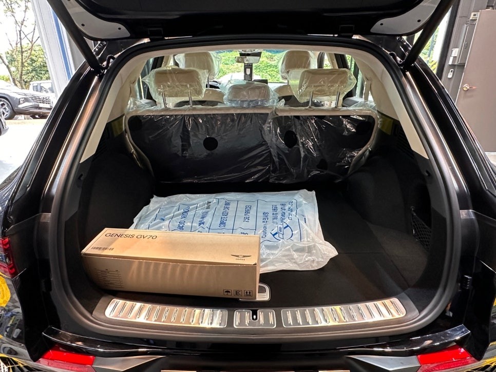 제너시스 GV70 요즘대세는 블랙에디션!!!화룡점정 버텍스900블랙으로 간지나게 / 시흥시 미산동