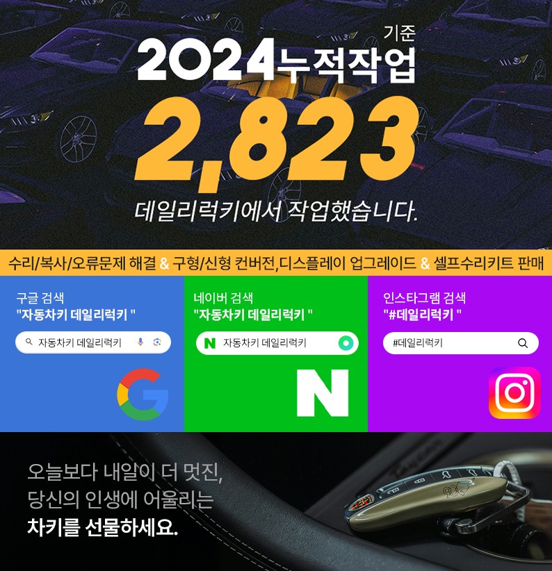 람보르기니 우루스, 아벤타도르 구형차량키 고화질 디지털 디스플레이키로 개조