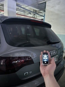 아우디 Q5, A6, Q7, A4 차량 디지털키 업그레이드 및 원격 시동과 근접 도어 기능 활성화