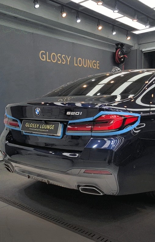 서울 / 대치동 광택 크롬 죽이기 랩핑 시공 BMW 5시리즈 / 서울 서초 / 강남.송파.서초.동작.강동