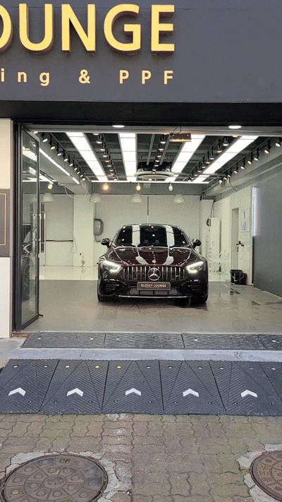 강남 서초 신차광택/유리막코팅 시공 [벤츠 AMG GT43] / 서울 서초