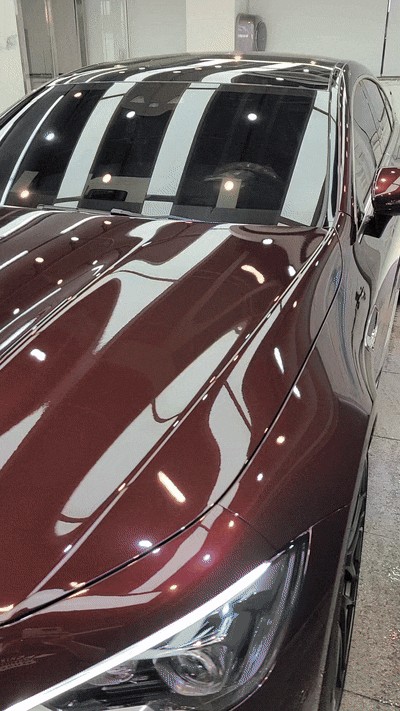 강남 서초 신차광택/유리막코팅 시공 [벤츠 AMG GT43] / 서울 서초