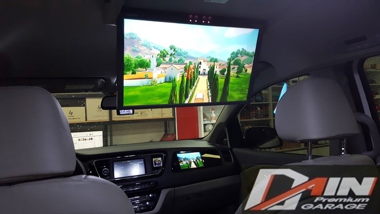 대전 올뉴카니발 천장모니터 XM-1760P + 보조석 8인치 보조모니터! / 대전 대덕구 중리동