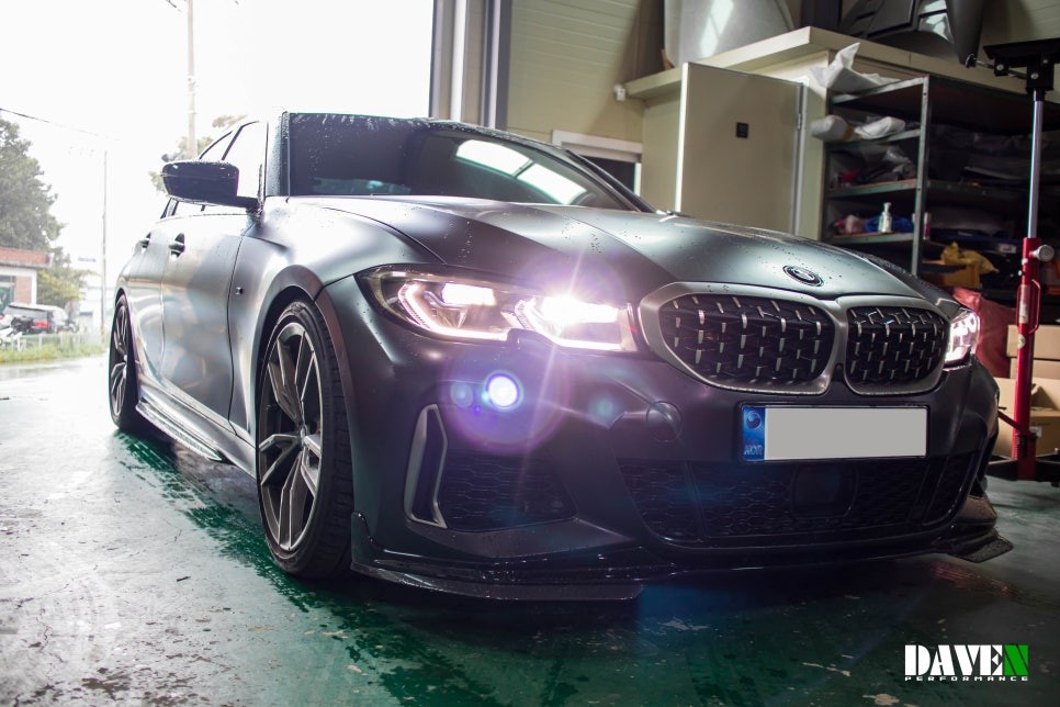 BMW G20 340I 다운파이프+허브스페이스 장착 / 용인 처인구