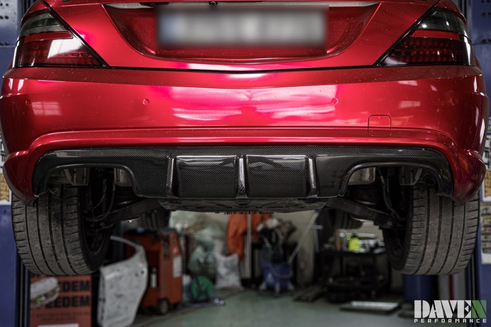 심금을 울리는 SLK 55AMG 스포츠레조+듀얼가변엔드 커스텀 작업 / 용인 처인구
