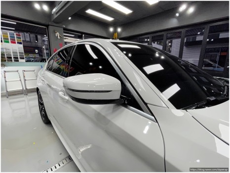 논현랩핑 BMW 5시리즈 크롬죽이기 / 강남, 개포, 양재