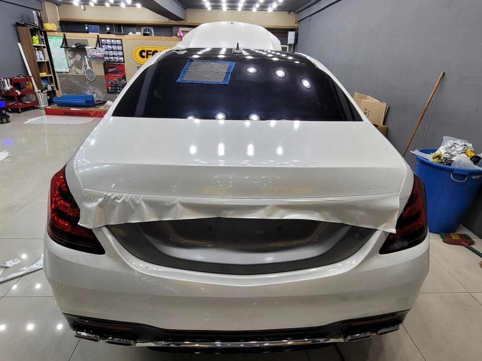 인천랩핑 벤츠S63AMG 전체랩핑으로 새옷입자!! / 인천 부평동