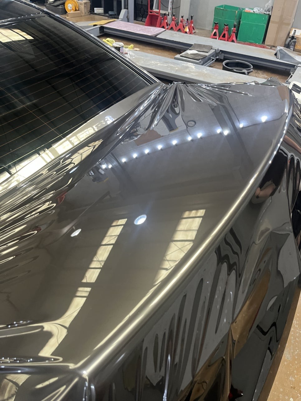 Lexus LS460L 튜닝카 잡디자인 바디킷 전체랩핑 CYS Film Tungsten 컬러 안산 / 경기 안산