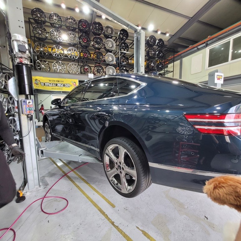 제네시스 g80 정품 복원 입니다 / 부산 강서구 명지동