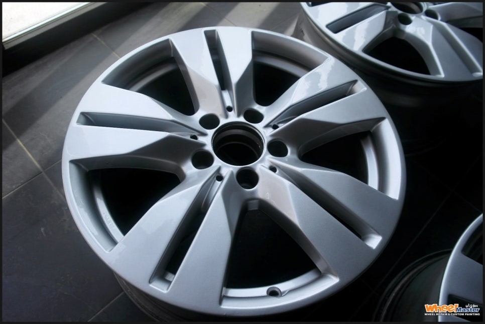 [울산휠수리][휠도색]벤츠e클래스 순정휠 휠복원 / 울산 북구