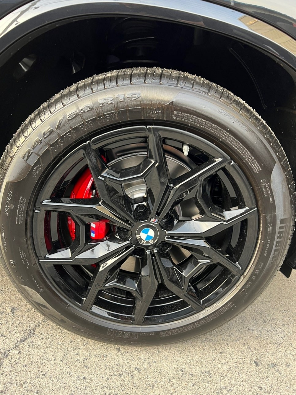 [울산휠마스터][울산휠도색][캘리퍼도색][휠, 캘리퍼 도색맛집]BMW X4 휠 블랙유광 및 캘리퍼 도색 / 울산 북구