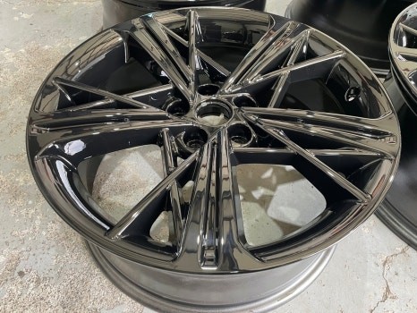 [울산 휠마스터] 제네시스 G70 유광블랙 분체도장 휠도색 / 울산 북구