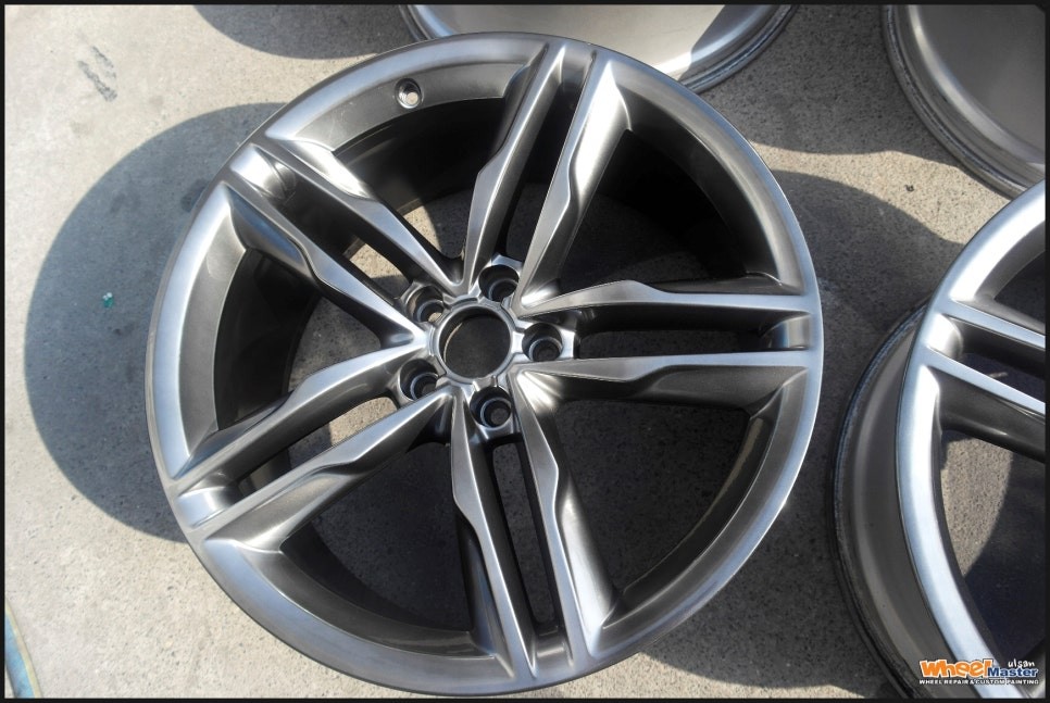 [울산휠수리][휠복원] 아우디 s7 20인치 순정휠 분체도장 휠복원[휠도색] / 울산 북구