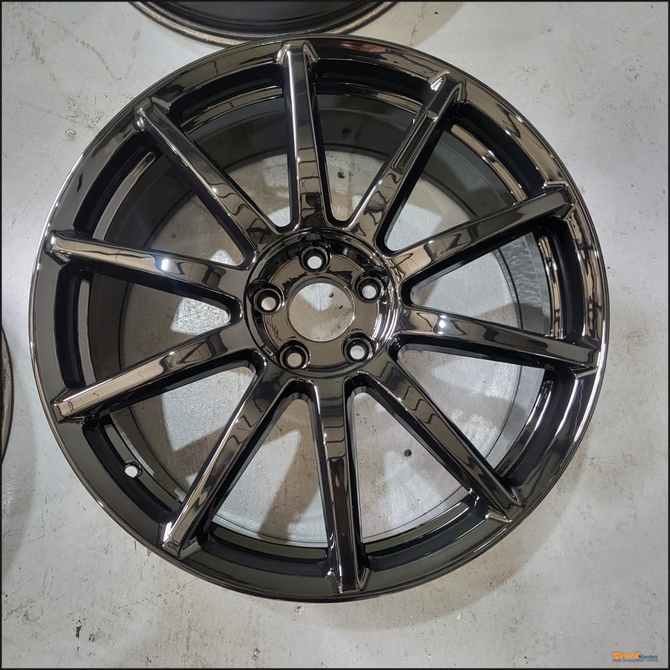 [울산휠][휠도색][휠수리][휠복원] 울산휠마스터 벤츠w222 s클래스 블랙유광 분체도장 휠도색 / 울산 북구