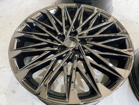 울산 그랜저 GN7 유광블랙 분체도장 휠도색 / 휠복원, 휠수리 / 울산 북구