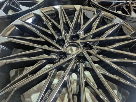 [울산휠마스터] 그랜저 GN7 순정휠 유광블랙 분체도장 휠 복원 도색 / 울산 북구