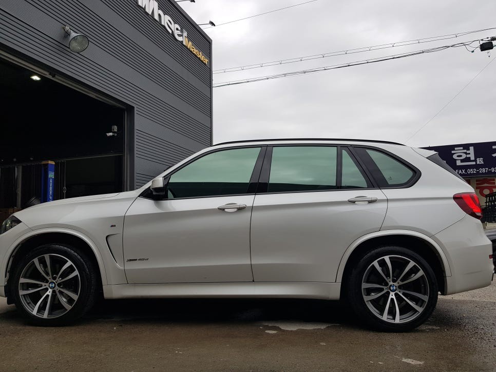 [울산휠마스터][울산휠복원][다이아몬드컷팅]BMW X5 다이아몬드컷팅 휠 복원 / 울산 북구