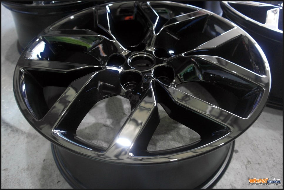 [울산휠도색][휠복원]임팔라 순정휠 유광블랙 분체도장 휠도색[휠수리] / 울산 북구