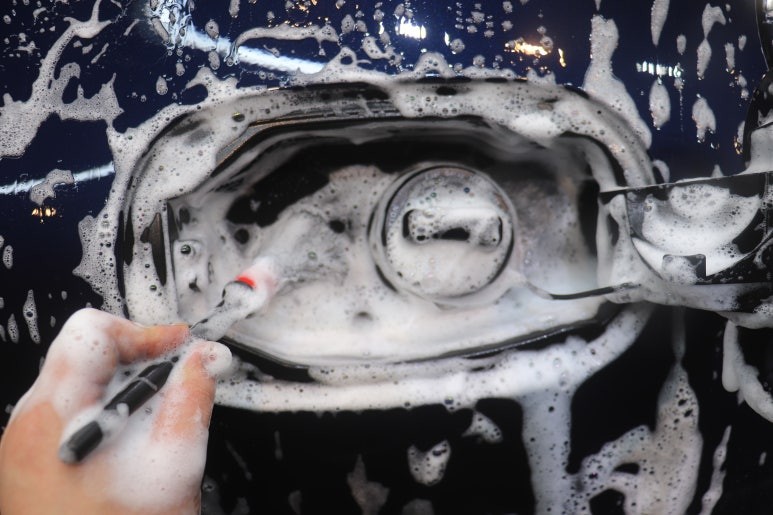 벤츠 더 뉴 E 클래스 E450:송도 유리막 코팅 전문 디테일링샵~!