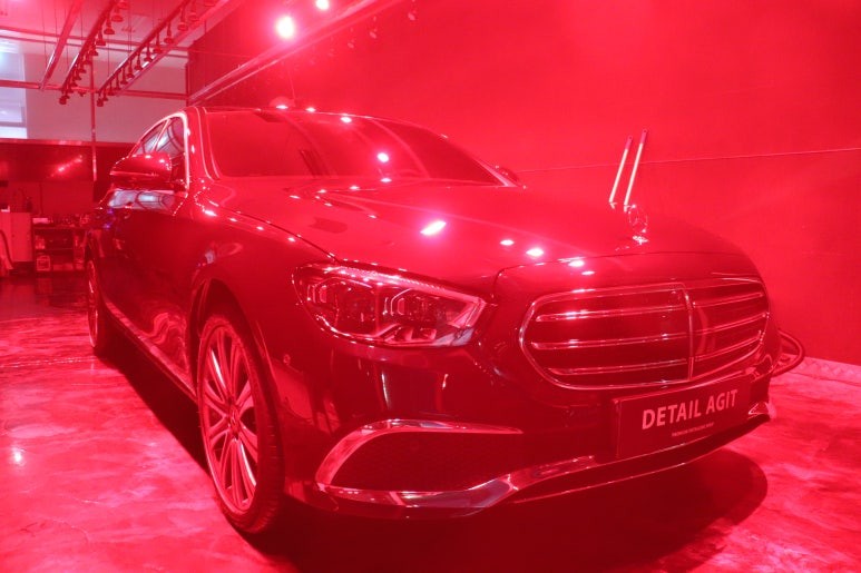 벤츠 더 뉴 E 클래스 E450:송도 유리막 코팅 전문 디테일링샵~!