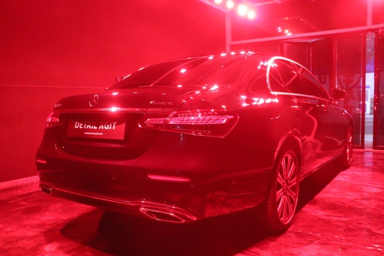 벤츠 더 뉴 E 클래스 E450:송도 유리막 코팅 전문 디테일링샵~!