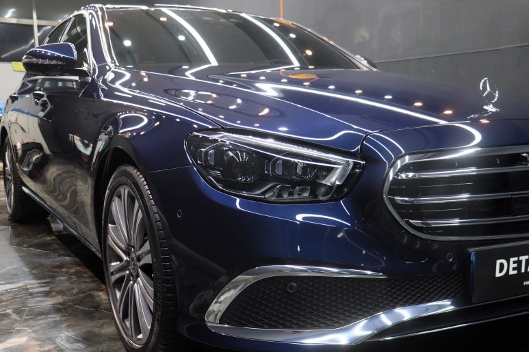 벤츠 더 뉴 E 클래스 E450:송도 유리막 코팅 전문 디테일링샵~!