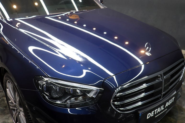벤츠 더 뉴 E 클래스 E450:송도 유리막 코팅 전문 디테일링샵~!