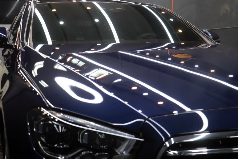 벤츠 더 뉴 E 클래스 E450:송도 유리막 코팅 전문 디테일링샵~!