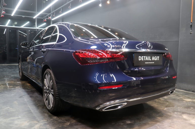 벤츠 더 뉴 E 클래스 E450:송도 유리막 코팅 전문 디테일링샵~!