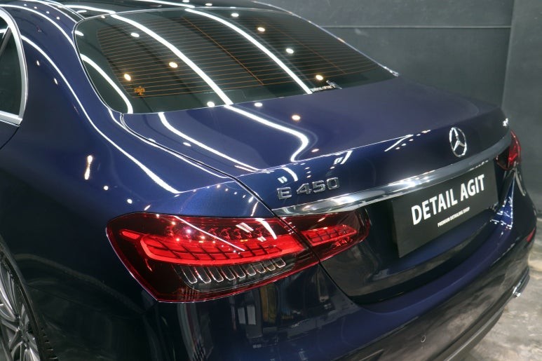 벤츠 더 뉴 E 클래스 E450:송도 유리막 코팅 전문 디테일링샵~!