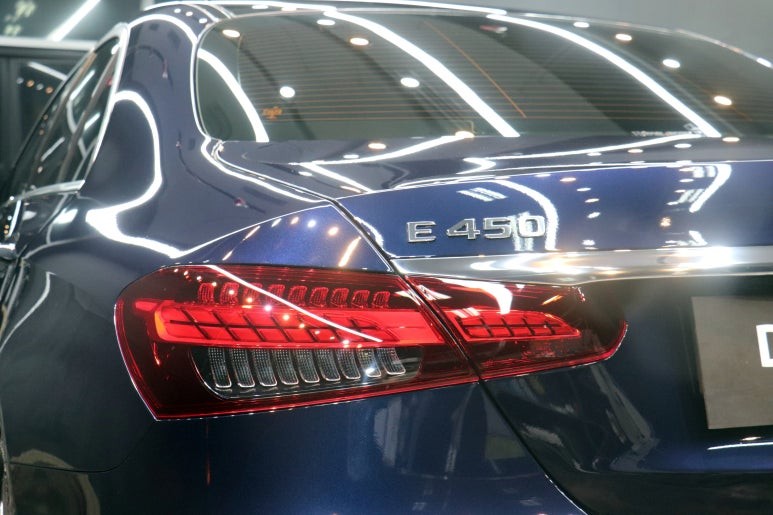 벤츠 더 뉴 E 클래스 E450:송도 유리막 코팅 전문 디테일링샵~!