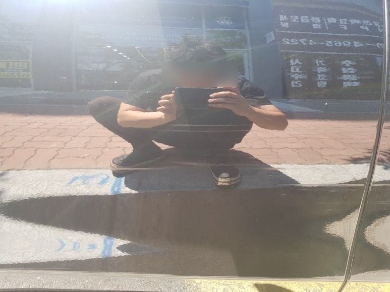 송도 수입차 판금도색:벤츠 S 클래스 송도 사고수리