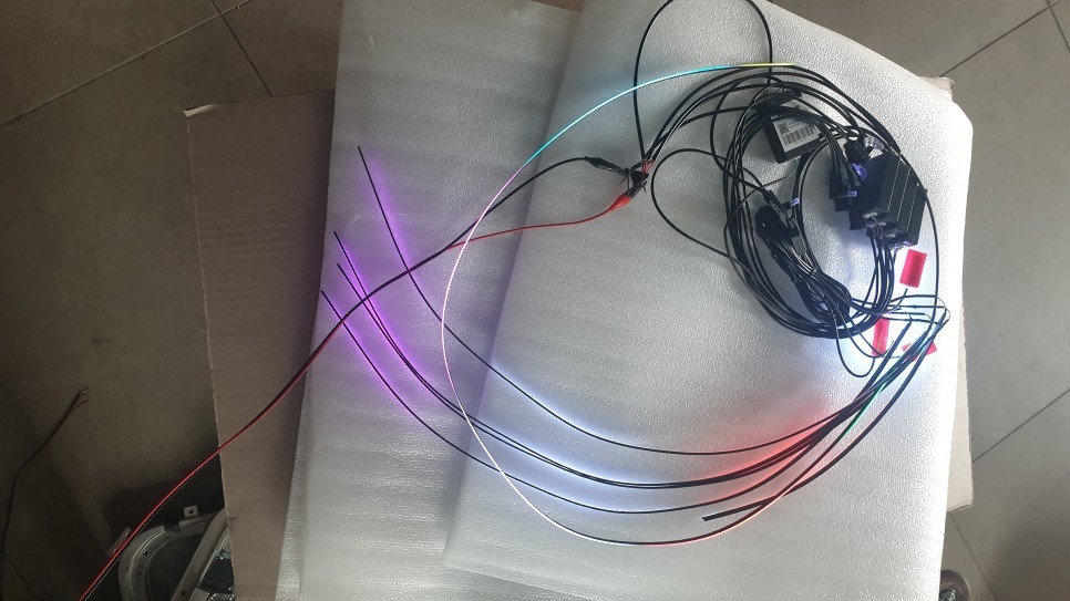 BMW 520D 엠비언트(무드등) 작업 / 대구 동구, 북구, 남구, 수성구, 경산