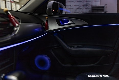 아우디 A6 C7 엠비언트라이트 잘하는 덱스크루 인천 남동점! 아우디 실내 무드등/ AUDI A6 C7 Ambient Light