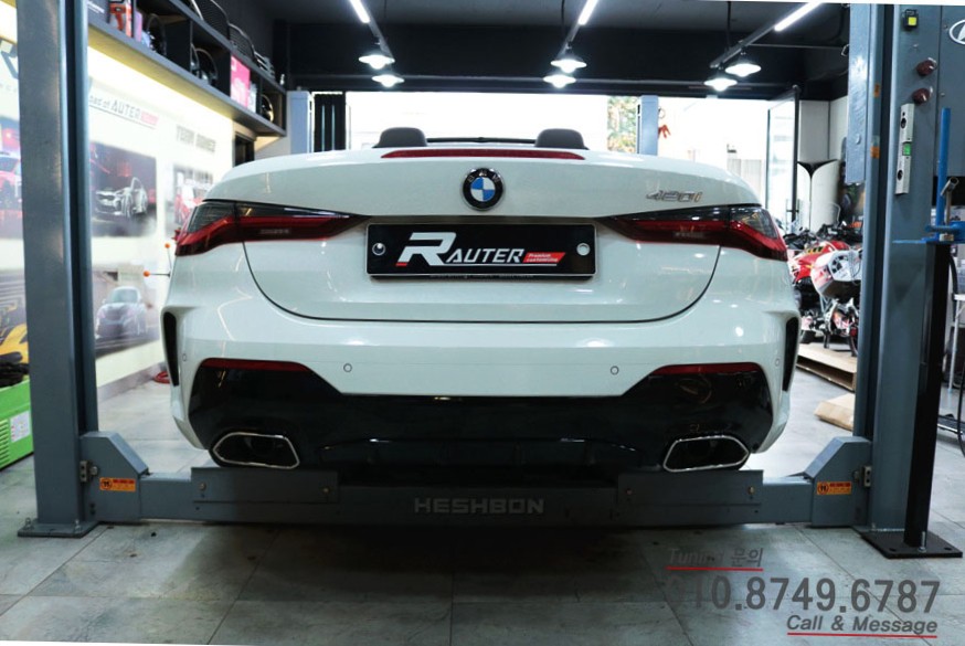 BMW 420i 컨버터블(G22) M440i 디퓨져 사각팁 튜닝~ 로드아우터동탄점