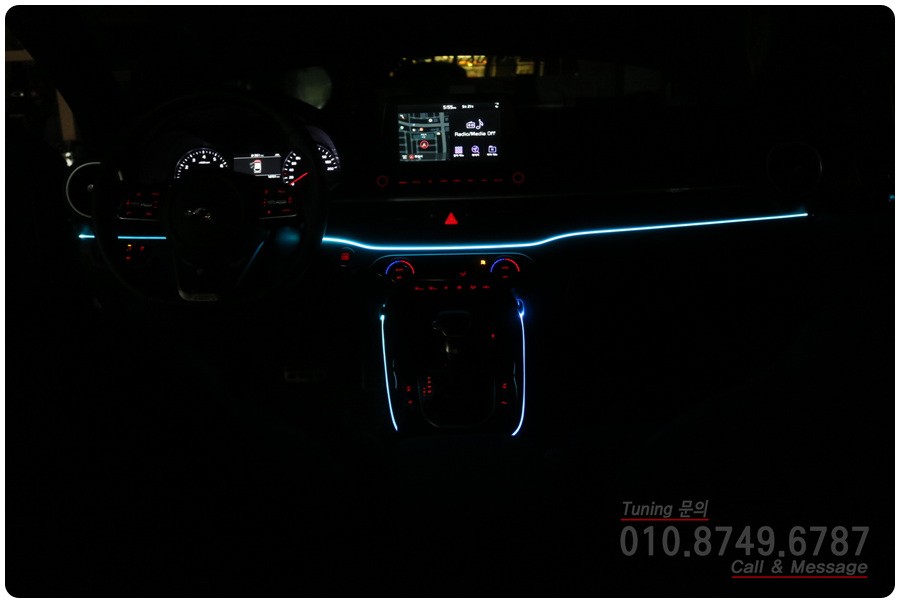 올뉴K3 GT LED 엠비언트 무드등 튜닝으로 실내 분위기 UP~!! 로드아우터 동탄점