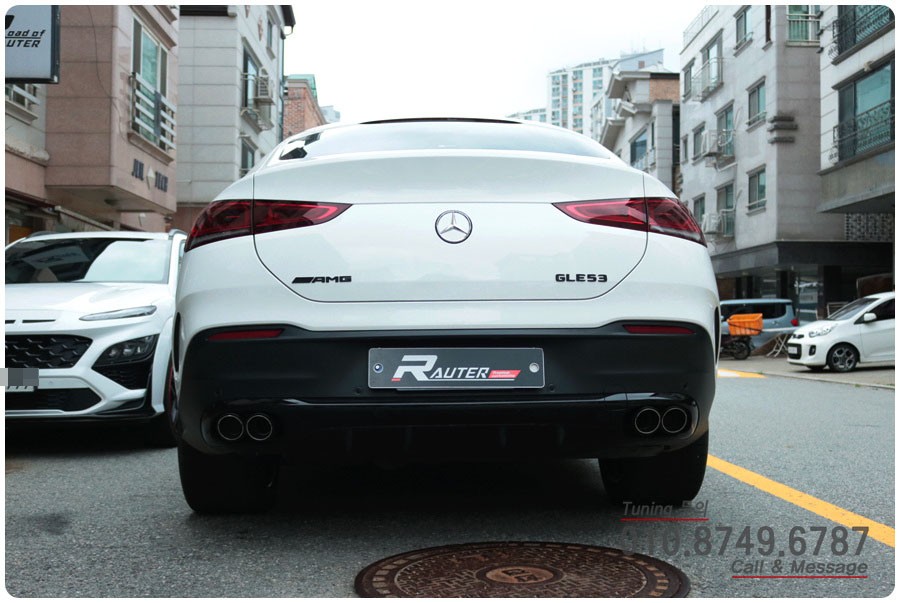 GLE 400d 디젤 53 AMG룩 카본 듀얼팁 튜닝 국내 최초~!! 로드아우터동탄점