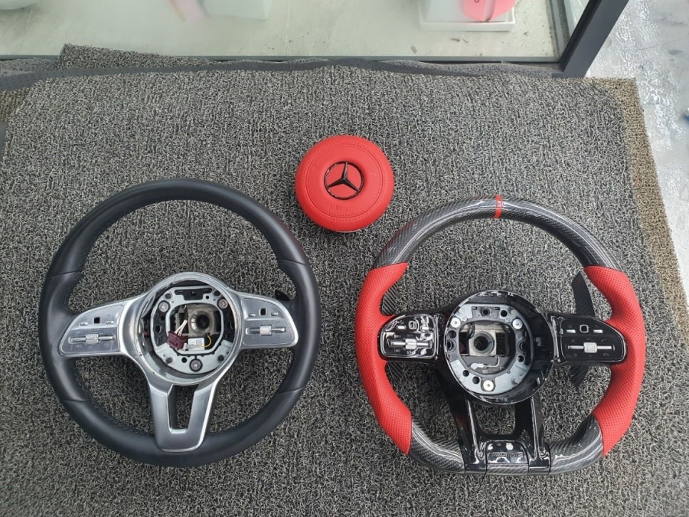 인천 / 벤츠 C257 CLS400d 신형 AMG 핸들, D컷핸들, 커스텀핸들 장착 [김해 CM게러지] / 서구.계양.부평