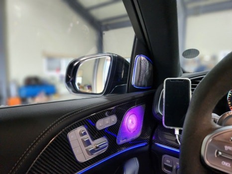 벤츠 GLE 53amg 송풍구엠비언트, 미드레인지, 스피커 엠비언트 튜닝