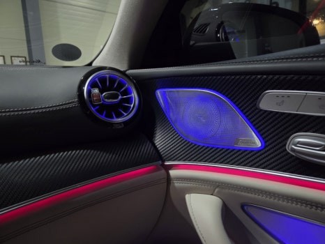 벤츠 GT 43amg 전용 미드레인지 엠비언트, 사이드미러 웰컴라이트 장착해보세요