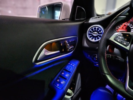 CLA 220d 순정 엠비언트 튜닝 코딩활성화, 송풍구엠비언트, 도어엠비언트!!