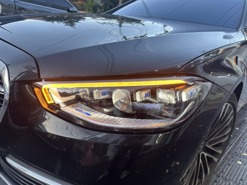 벤츠 S클래스 S450 W223 - 헤드라이트 습기 결로 수리 및 