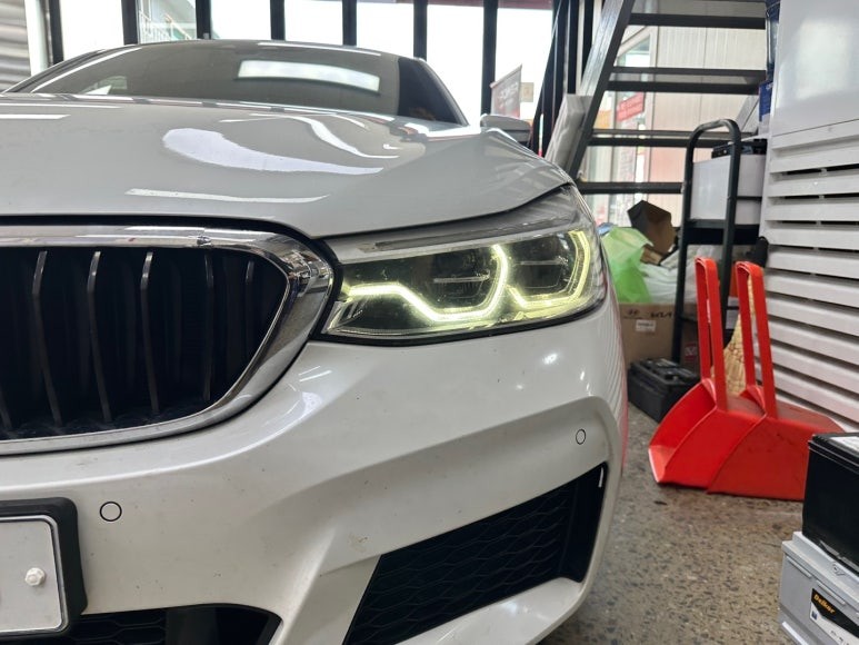 BMW 640d (F06) 6GT - 데이라이트 엔젤아이 황변, LED고장 저렴한 수리비용으로 해결! / 대전 서구 탄방동