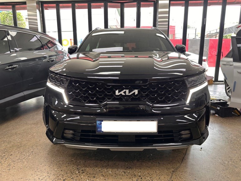 쏘렌토 MQ4 - 데이라이트 LED황변 , 도저히 방법이 없으니 LED를 라인으로 만들었습니다! / 대전 서구 탄방동