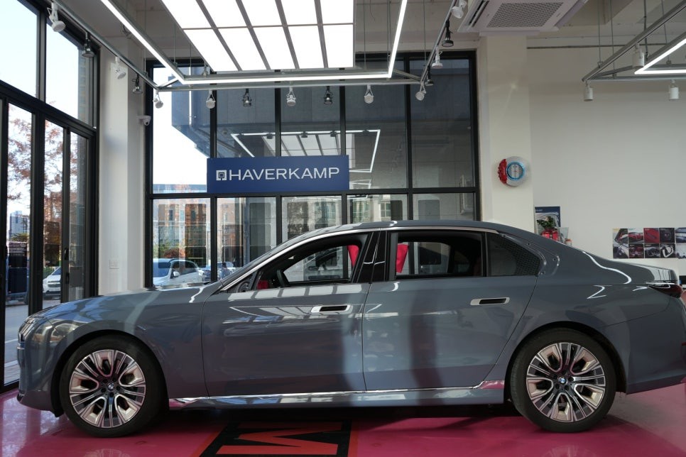 BMW 7시리즈 브루클린 그레이 메탈릭 블랙랩핑 크롬죽이기 PPF / 남양주 다산동