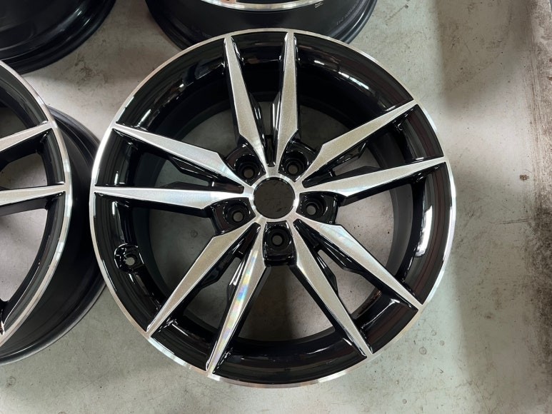 [용인 미형상사] 소나타 터보 18인치 순정 블랙컷팅휠 복원 / 경기 용인 처인