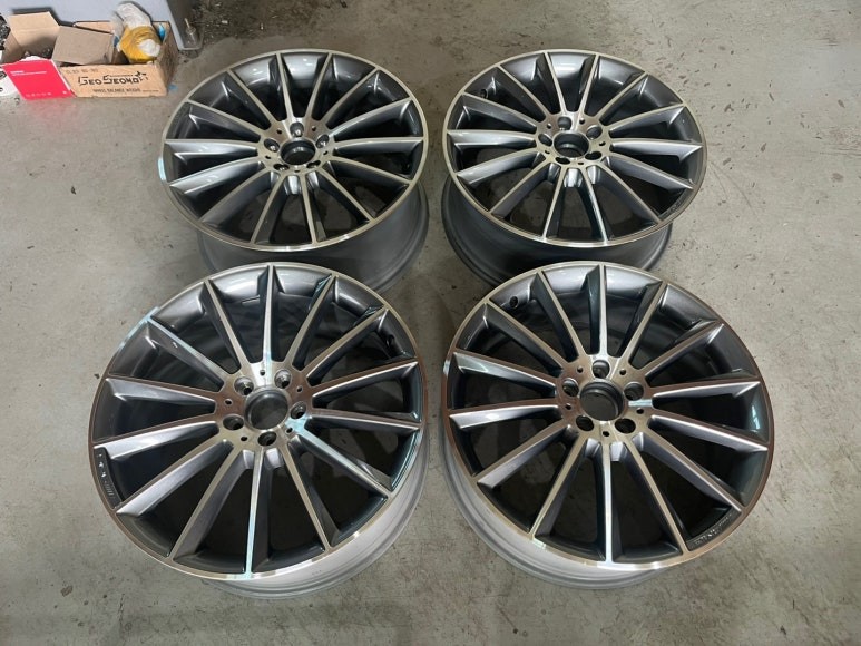 [용인 미형상사] 벤츠 E클래스 W213 20인치 마차 순정 컷팅휠 복원 / 경기 용인 처인