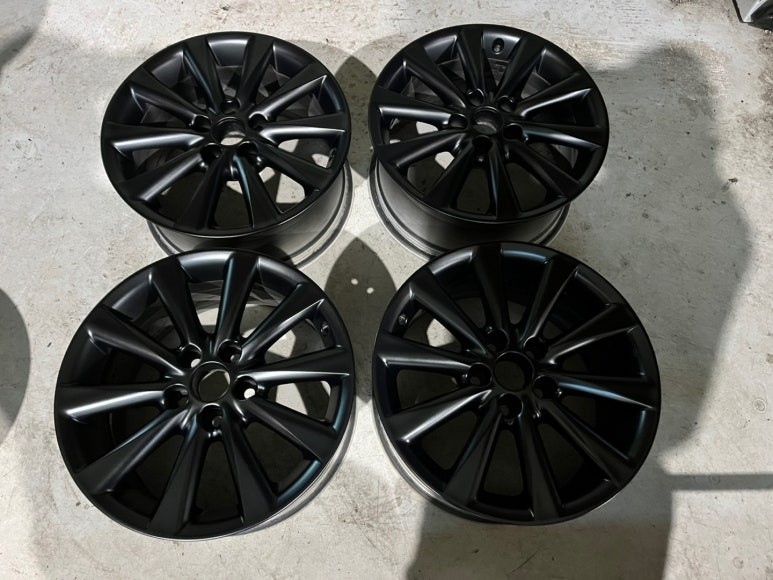 [용인 미형상사] 렉서스 17인치 순정 블랙무광휠 복원 / 경기 용인 처인